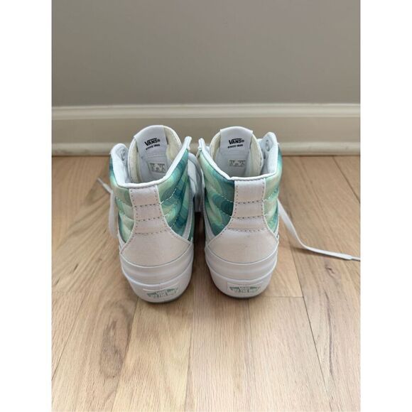 Vans Sk8-Hi Stacked Platform Mint Gradient Sneakers Shoes, Size 5 - Picture 6 of 12